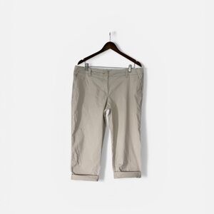 Crown & Ivy Women's Beige Capris